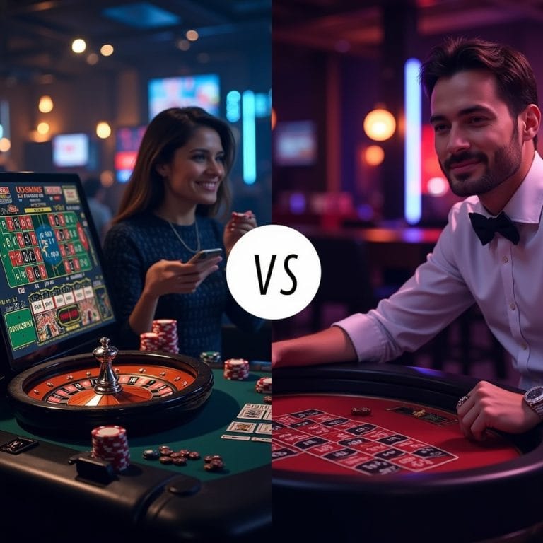 Kasyna online a kasyna stacjonarne: porównanie najważniejszych zalet i wad